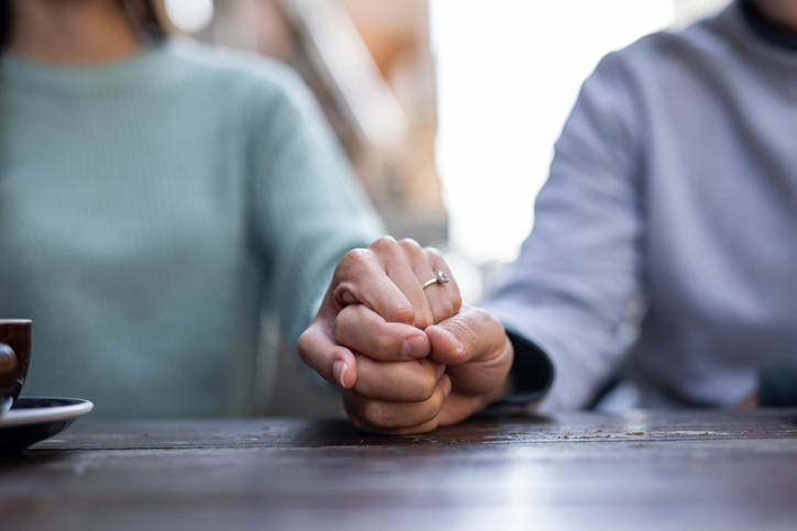 hopeful loving hands